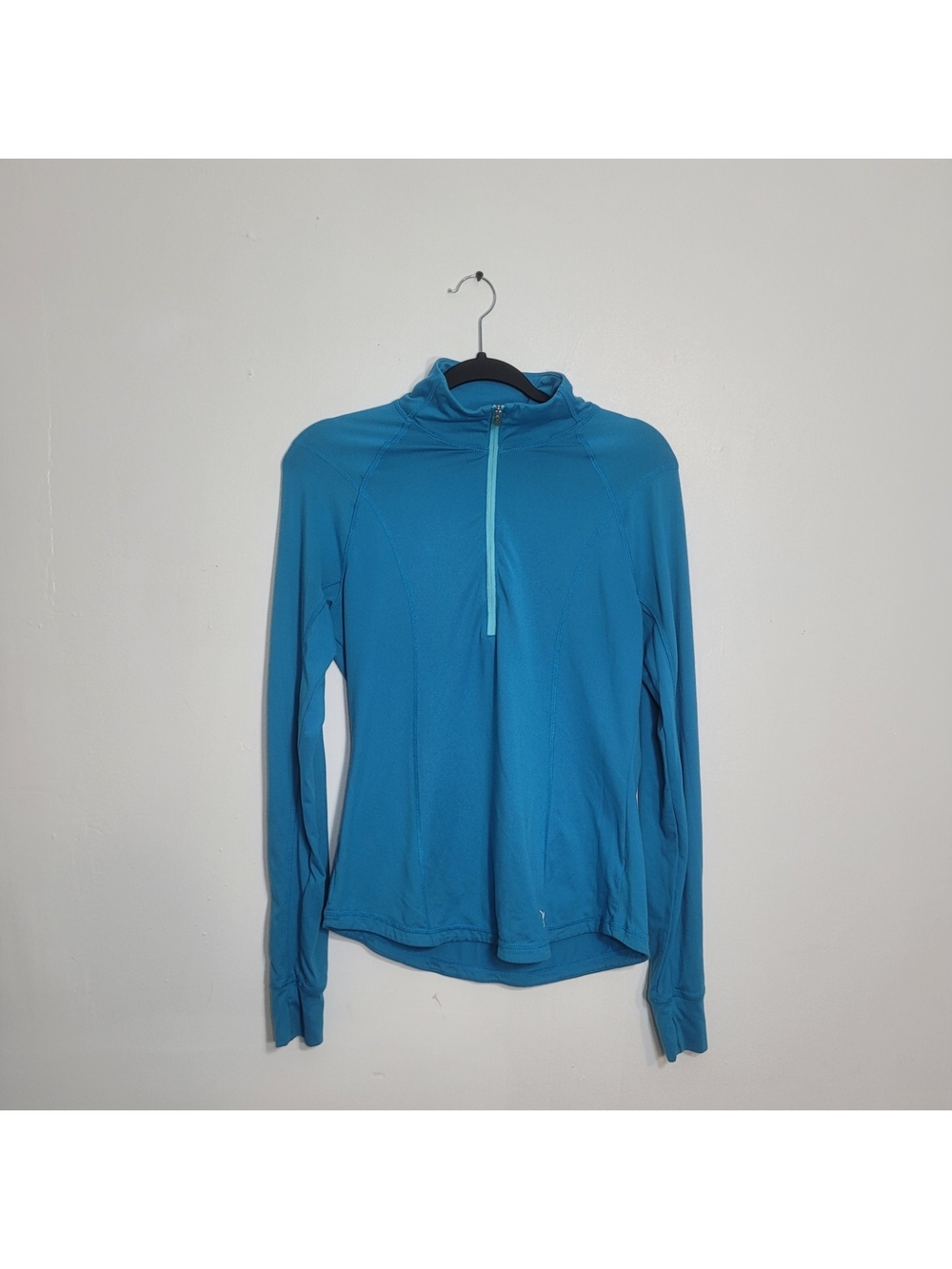Old Navy Blue Active Go-Dry Quarter Zip Pullover Long Sleeve Athletic Top Size M